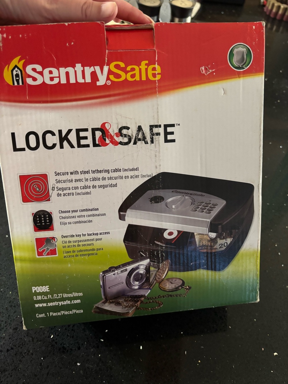 Locked & Safe Sentry Safe Box - Picture 3 of 3